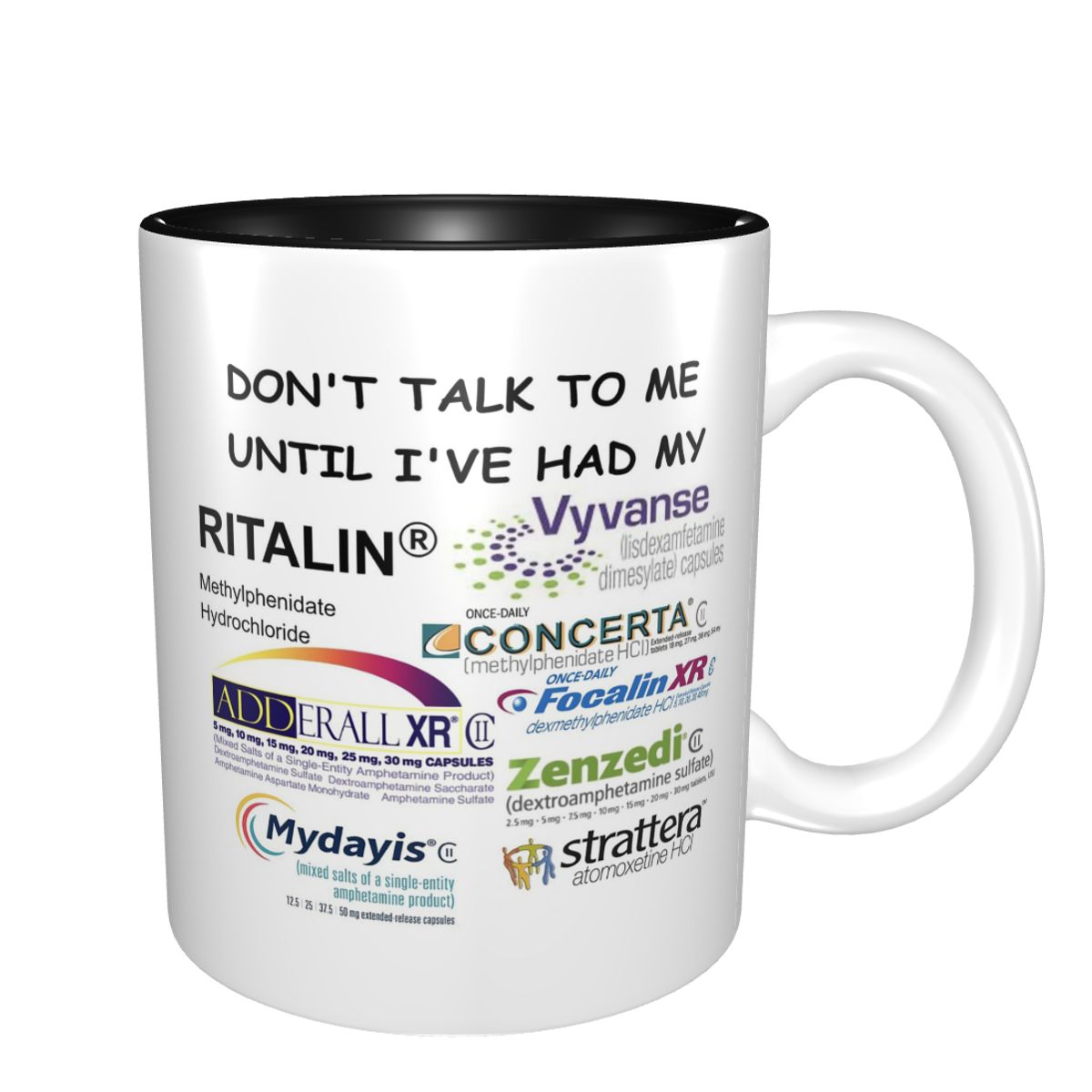 Coffee Tea Me - كوب 'لا تتحدث معي' مضحك، أكواب