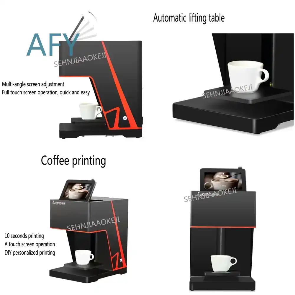 Coffee Tea Machine For Home - آلة طباعة القهوة ثلاثية الأبعاد مع