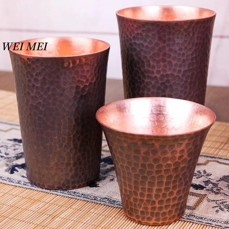 Coffee Tea Uses - كوب قهوة نحاسي عتيق، مصنوع يدويًا
