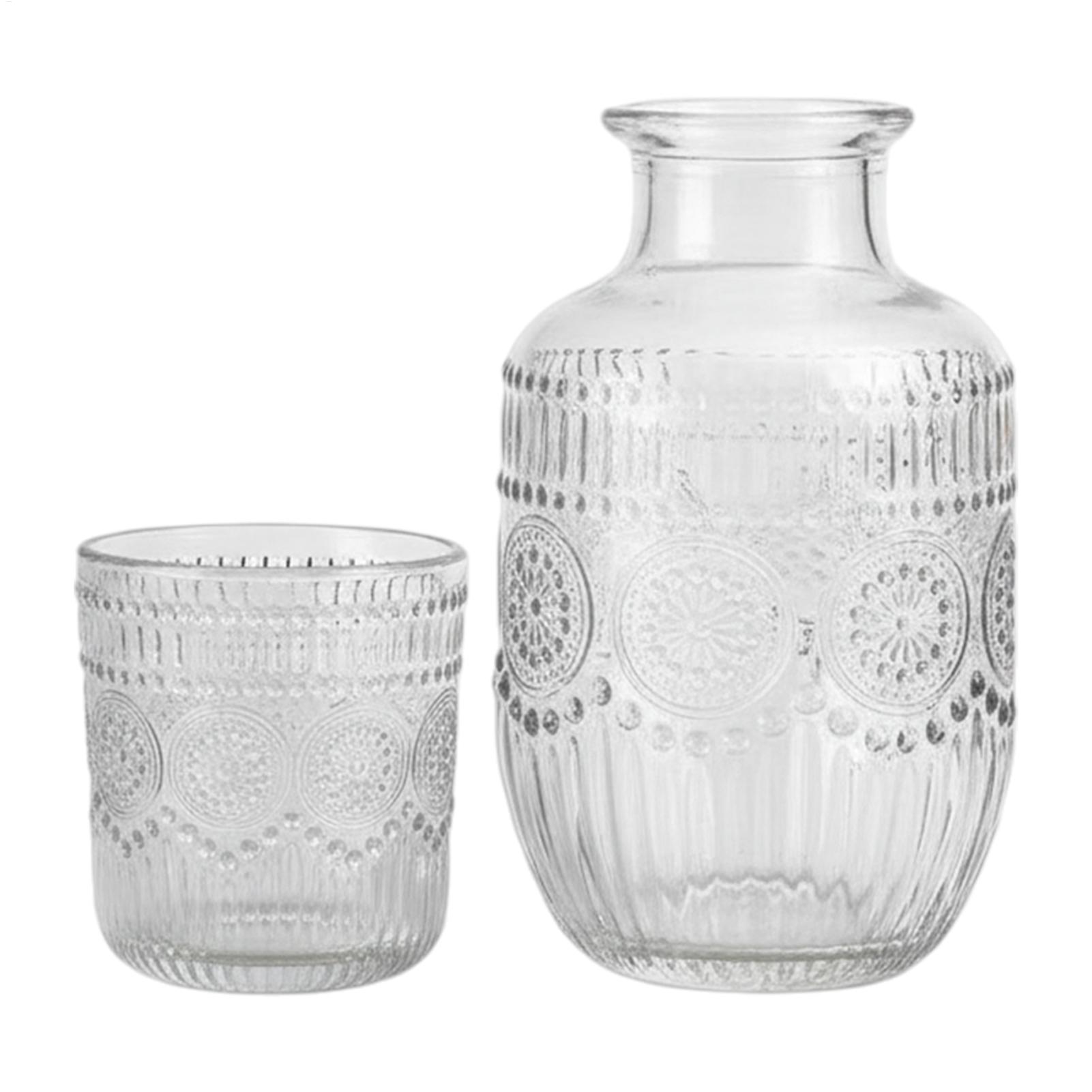 Tea Coffee Pot Set - طقم إبريق زجاجي سعة 550 مل