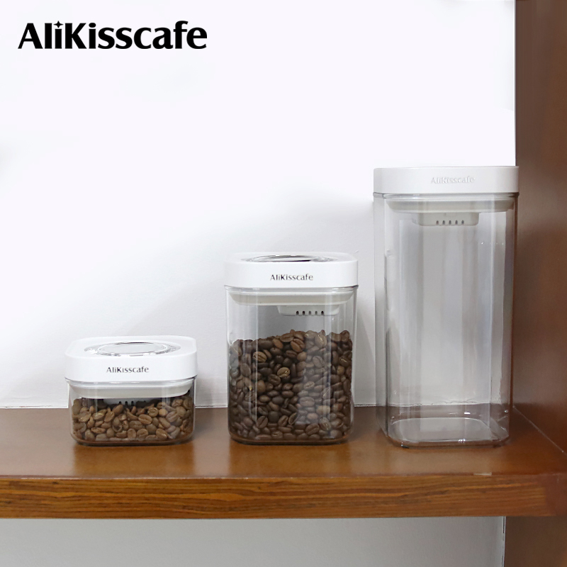 Coffee Tea Espresso - AliKisscafe حاوية تخزين حبوب البن فراغ