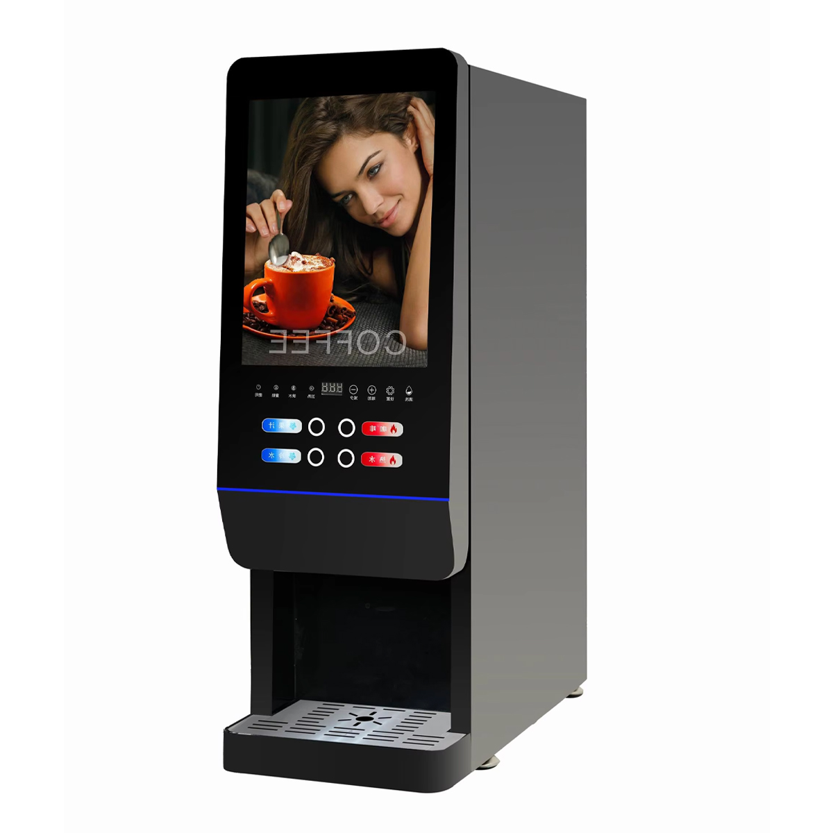Coffee Tea Uses - آلة بيع الشاي بالحليب E-20SW، ماكينة