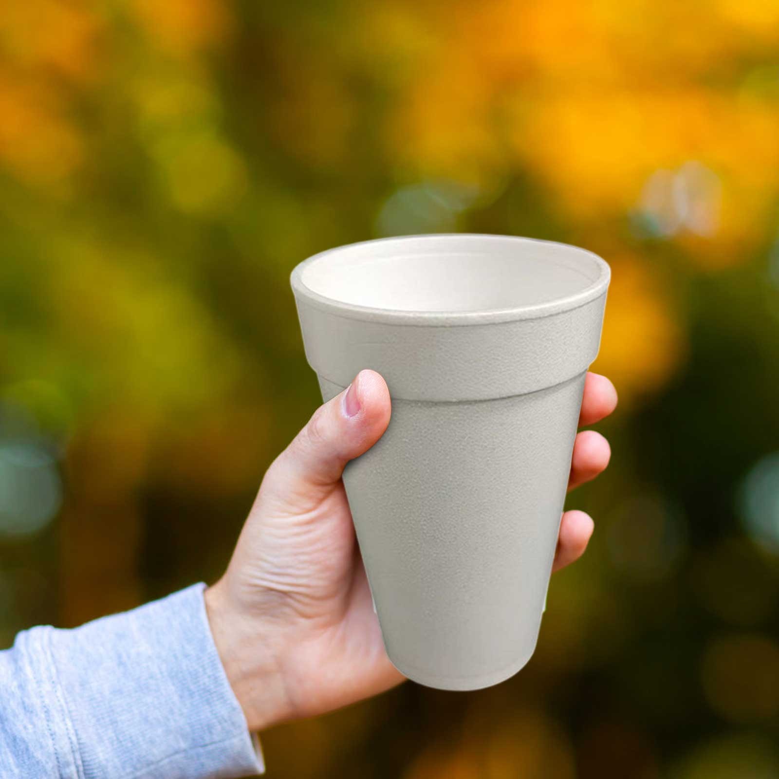 Coffee Tea And Company - 50 قطعة كوب ورقي أبيض للاستعمال