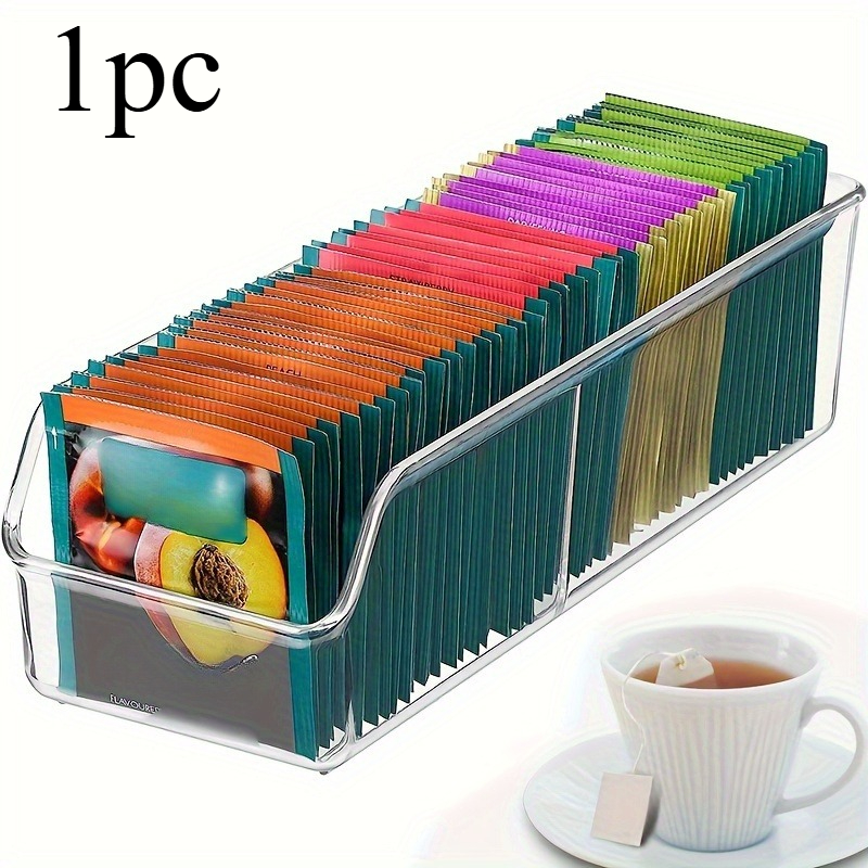 صندوق منظم لأكياس الشاي الشفاف - مراجعة Coffee Tea Spices وسعره