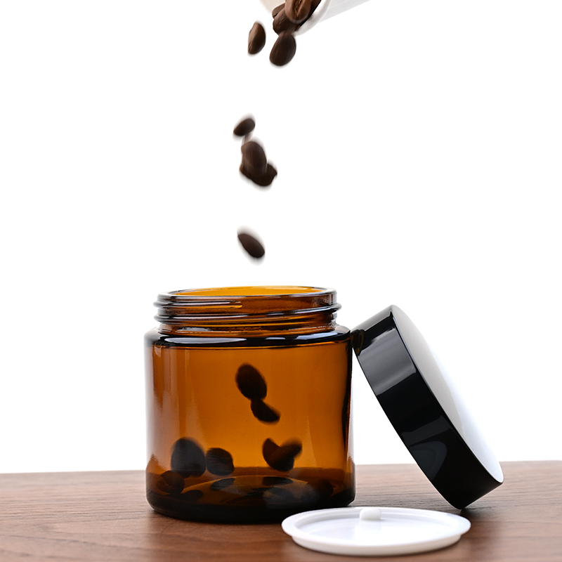 جرة زجاجية محمولة لتخزين حبوب  - مراجعة Coffee Tea Uses وسعره