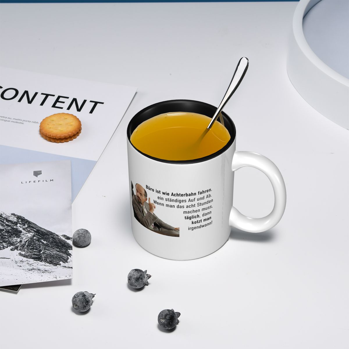أكواب سترومبرج المكتبية المزين - مراجعة Coffee And Tea Quotes Funny وسعره