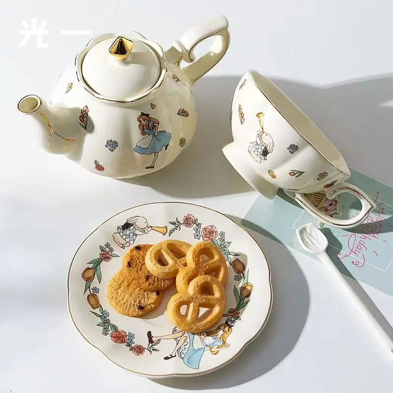 طقم شاي وقهوة سيراميك أليس بتص - مراجعة Tea Coffee Pot Set وسعره