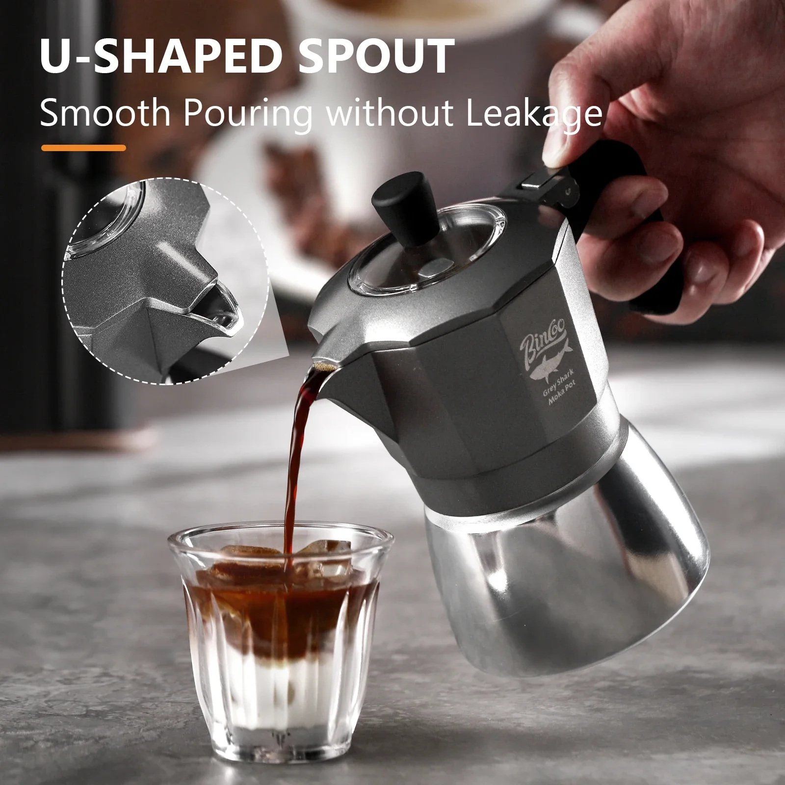 بينكو وعاء موكا بسعة كوبين بصم - مراجعة Coffee Tea Espresso وسعره