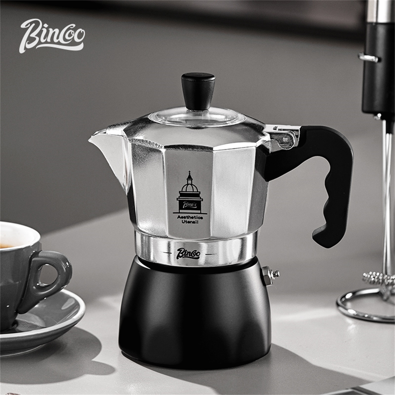 وعاء موكا ذو صمام مزدوج من BIN - مراجعة Coffee Tea Espresso وسعره