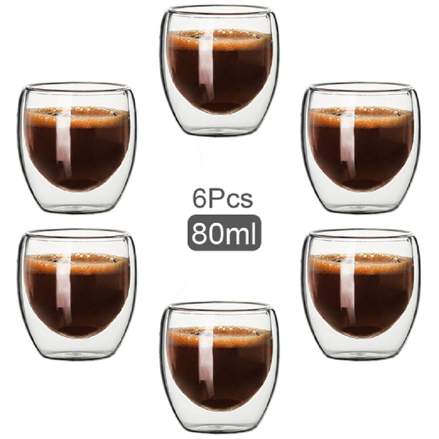 أكواب قهوة زجاجية مزدوجة الجدا - مراجعة Tea Coffee Pot Set وسعره