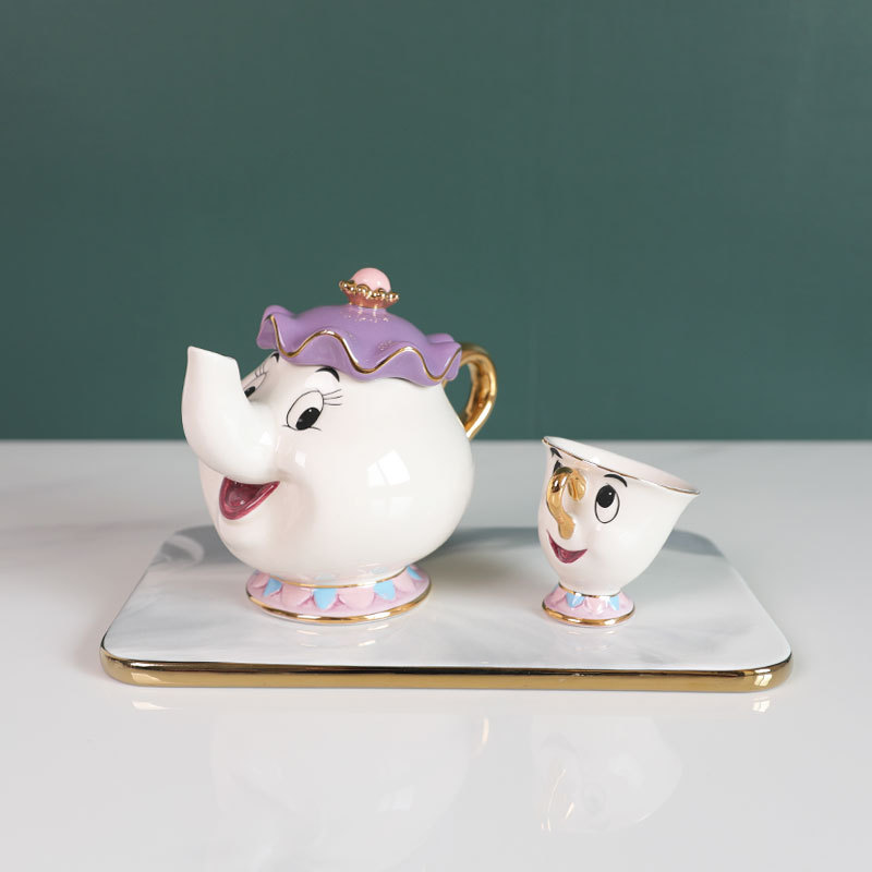 إبريق شاي كرتوني بتصميم الجميل - مراجعة Tea Coffee Pot Set وسعره