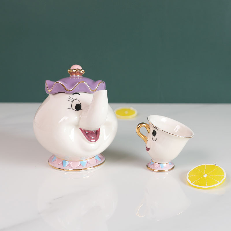 إبريق شاي كرتوني بتصميم الجميل - مراجعة Tea Coffee Pot Set وسعره