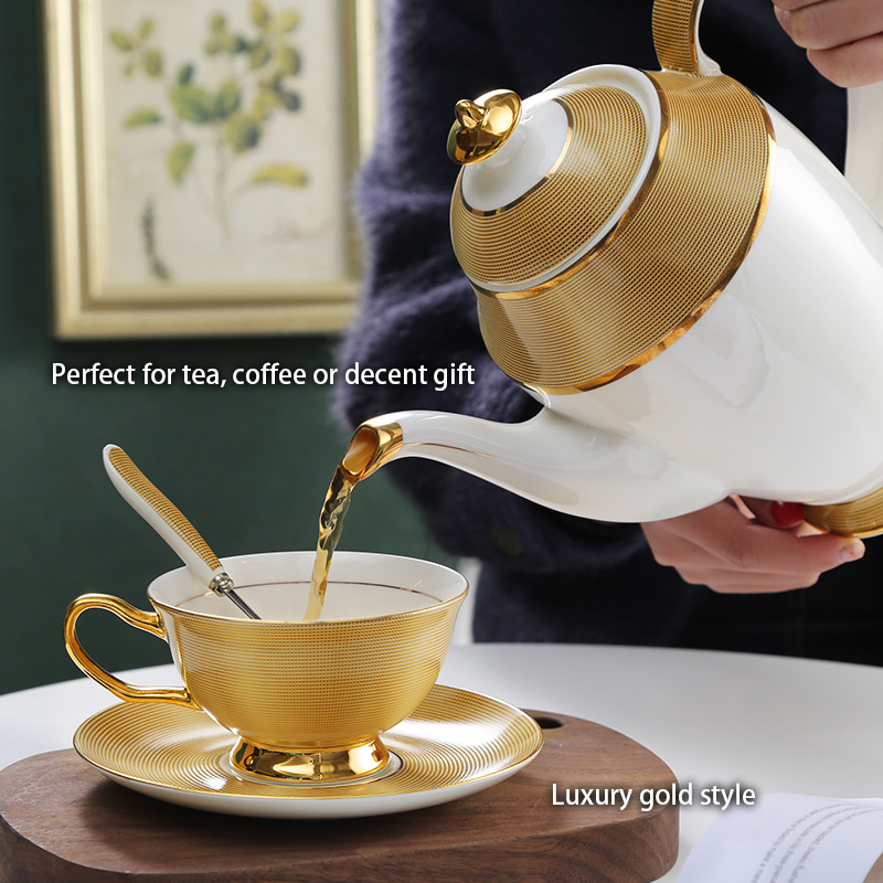 طقم قهوة بورسلين فاخر, طقم قهو - مراجعة Tea Coffee Pot Set وسعره