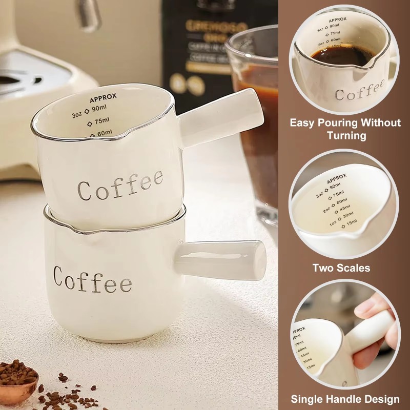 كوب قهوة صغير من السيراميك بمق - مراجعة Coffee Tea Espresso وسعره