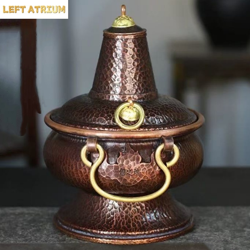 وعاء متعدد الوظائف من النحاس ا - مراجعة Coffee Tea And Bean Leaf وسعره