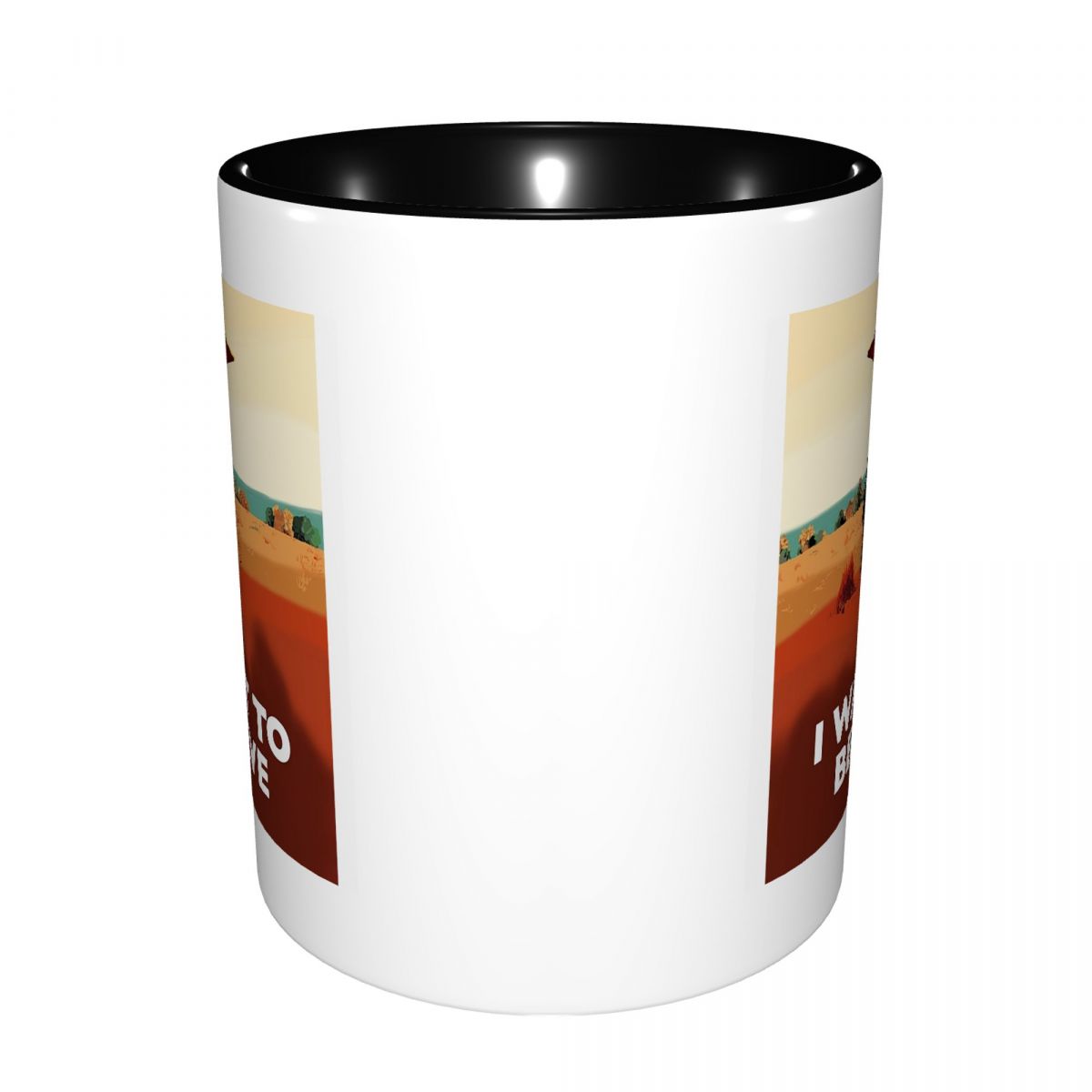 أكواب سيراميك مضحكة بتصميم ملف - مراجعة Coffee X Tea وسعره