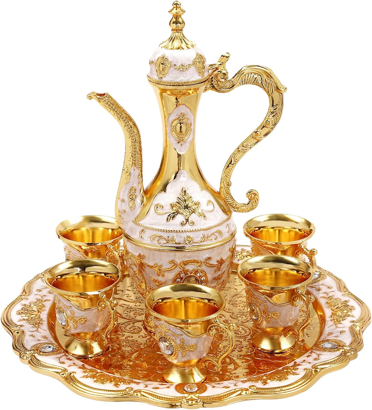 طقم فناجين قهوة تركية عتيقة مع - مراجعة Tea Coffee Pot Set وسعره