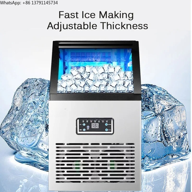 آلة صنع الثلج 60FF بسعة 60 كجم - مراجعة Coffee Tea Machine For Home وسعره
