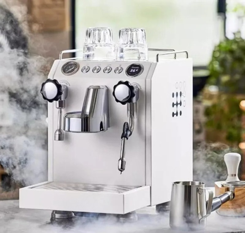 ماكينة صنع القهوة التجارية شبه - مراجعة Coffee Tea Machine For Home وسعره