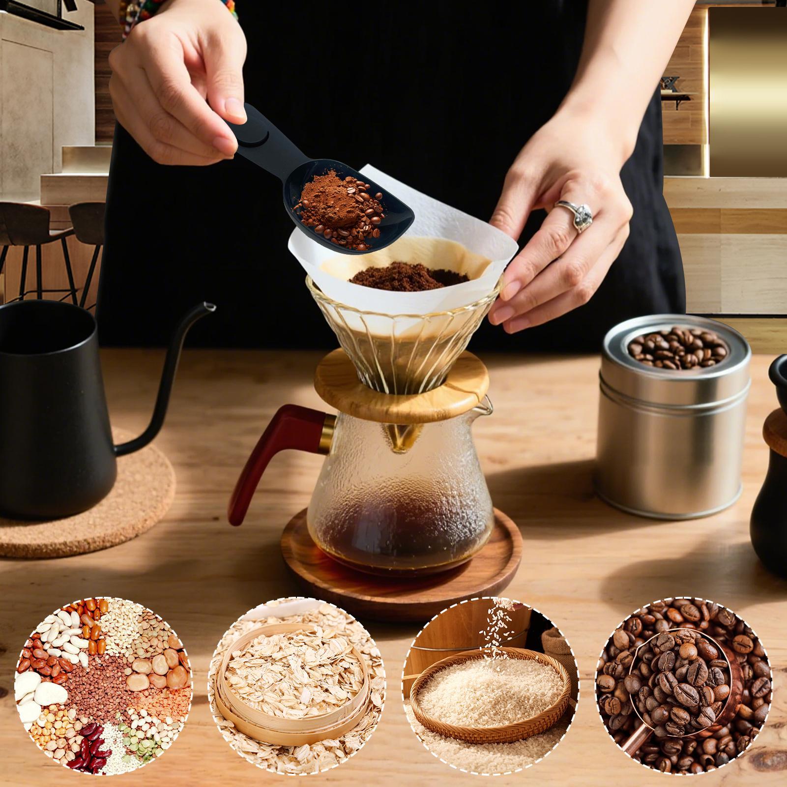 مغرفة قهوة مع مشبك ملعقة حبوب  - مراجعة Coffee Tea And Bean Leaf وسعره