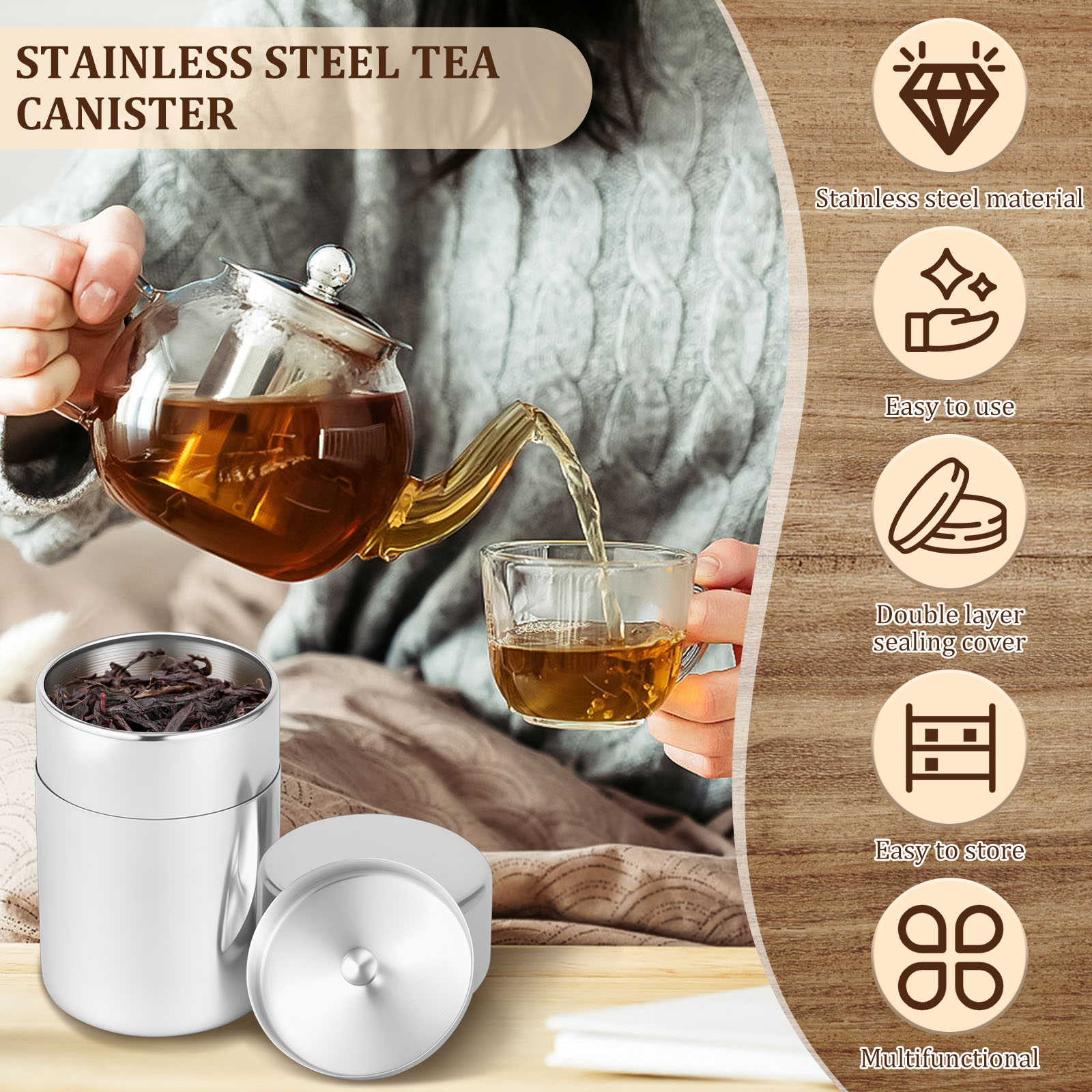 الفولاذ المقاوم للصدأ أوراق ال - مراجعة Coffee Tea And Bean Leaf وسعره