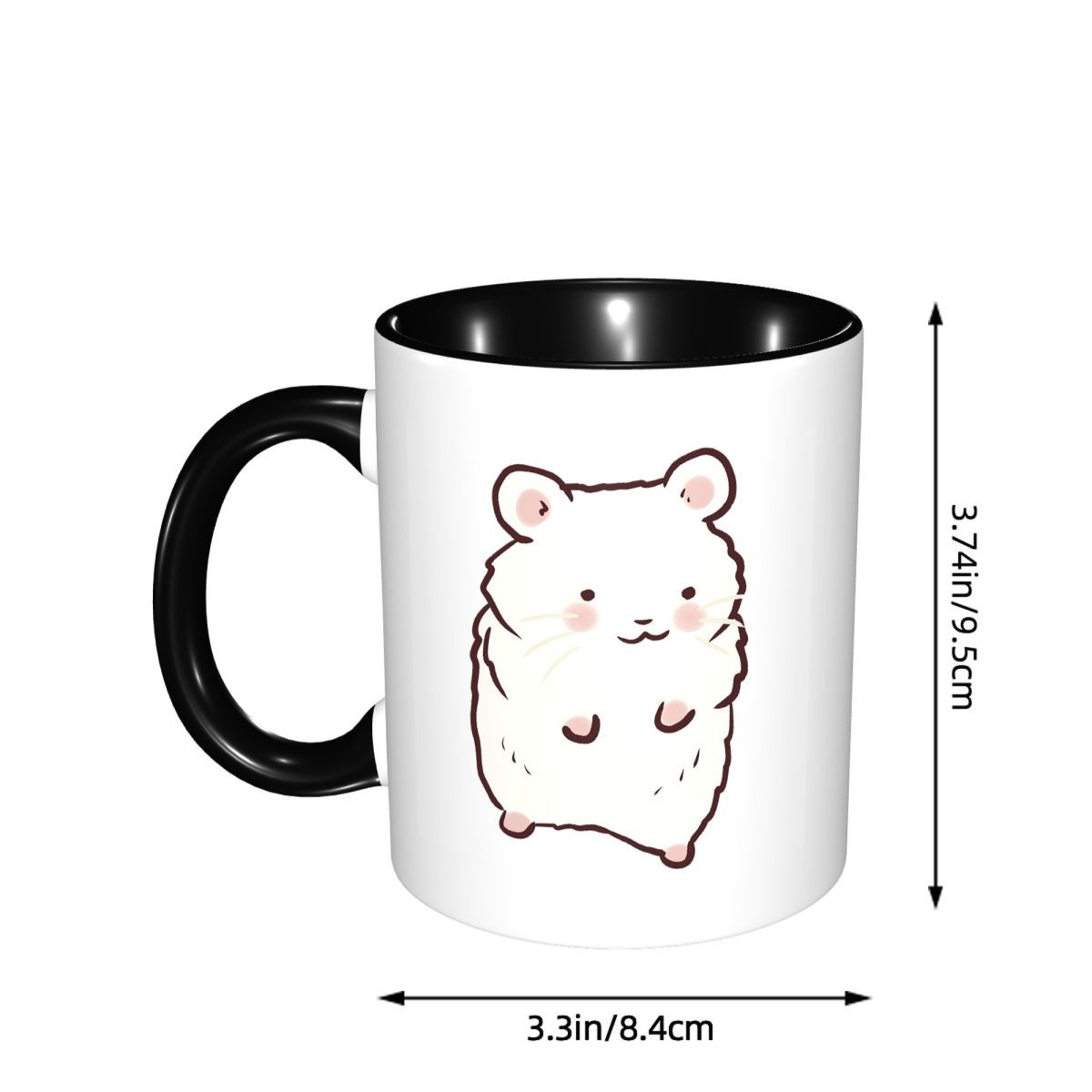 كوب سيراميك بتصميم هامستر لطيف - مراجعة Coffee Tea Drawing وسعره