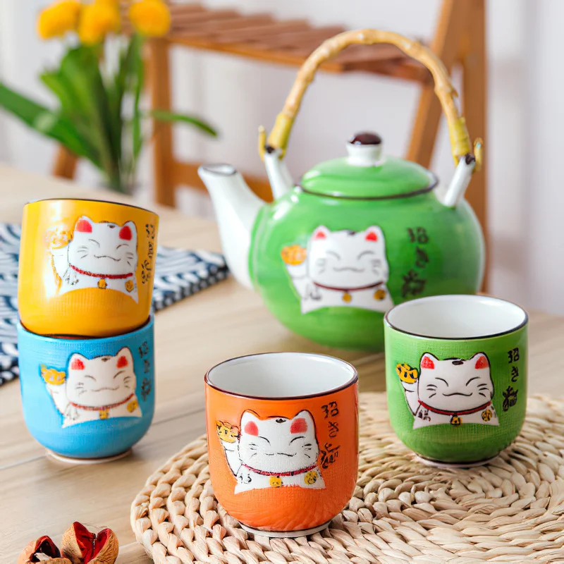 طقم شاي وقهوة سيراميك ياباني إ - مراجعة Tea Coffee Pot Set وسعره