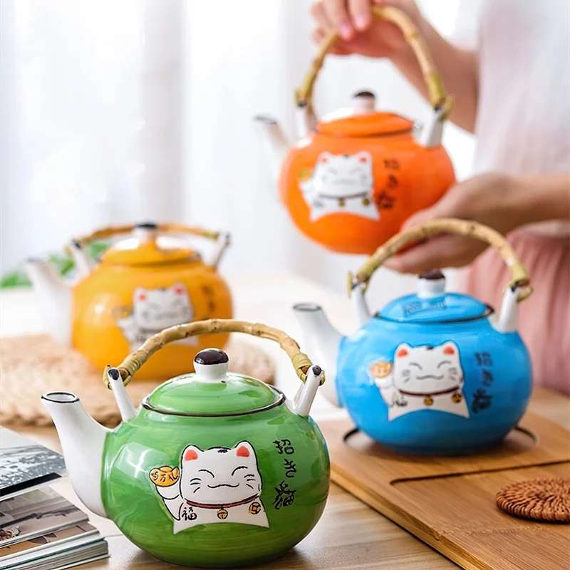 طقم شاي وقهوة سيراميك ياباني إ - مراجعة Tea Coffee Pot Set وسعره