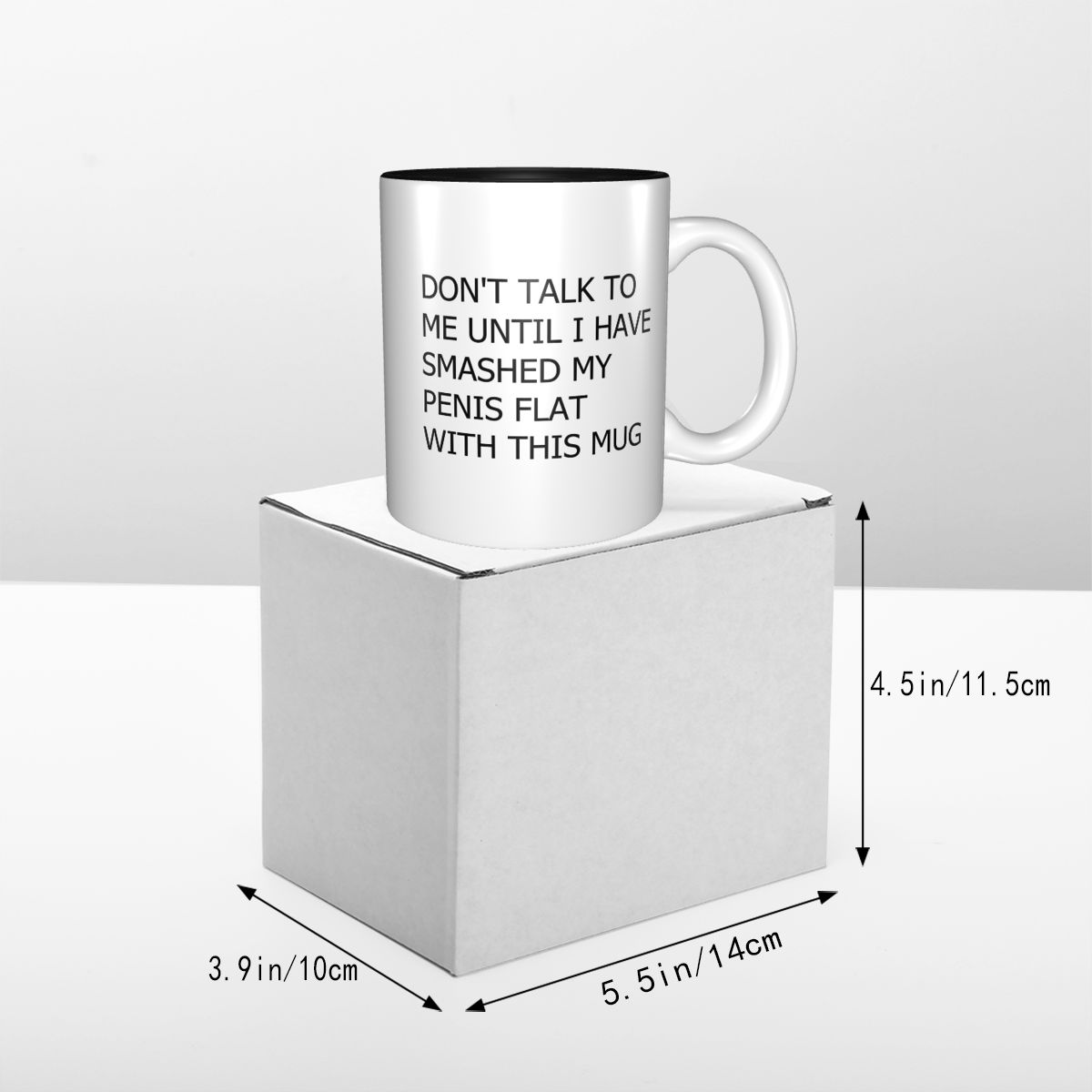 أكواب سيراميك مضحكة بتصميم 'لا - مراجعة Coffee Tea Me وسعره