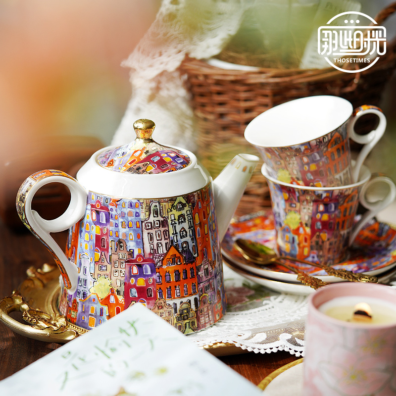 طقم شاي بعد الظهر الإنجليزي ال - مراجعة Tea Coffee Pot Set وسعره