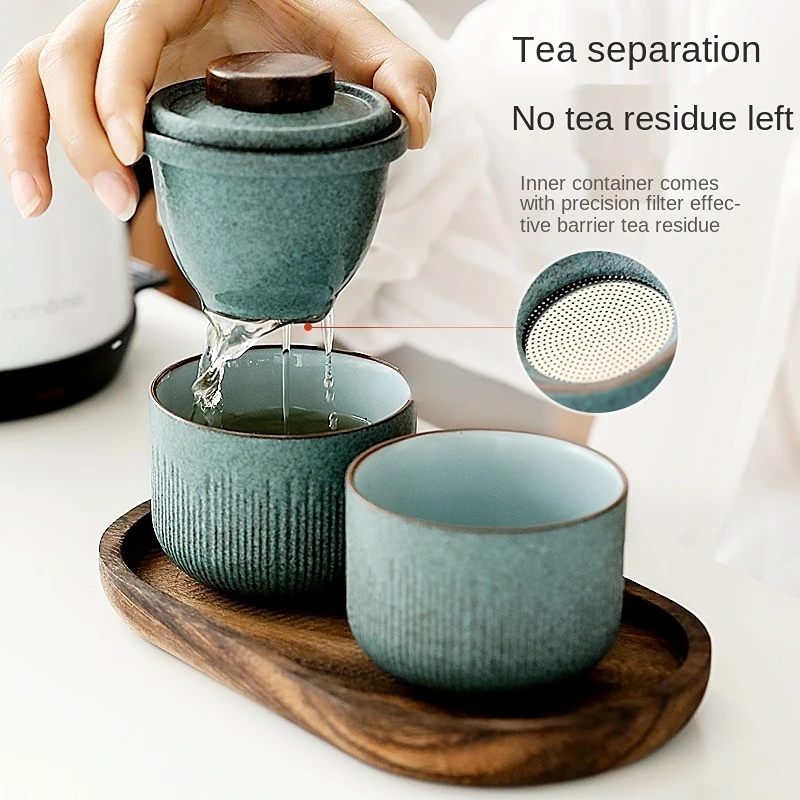 طقم شاي كونغ فو للسفر في الهوا - مراجعة Tea Coffee Pot Set وسعره